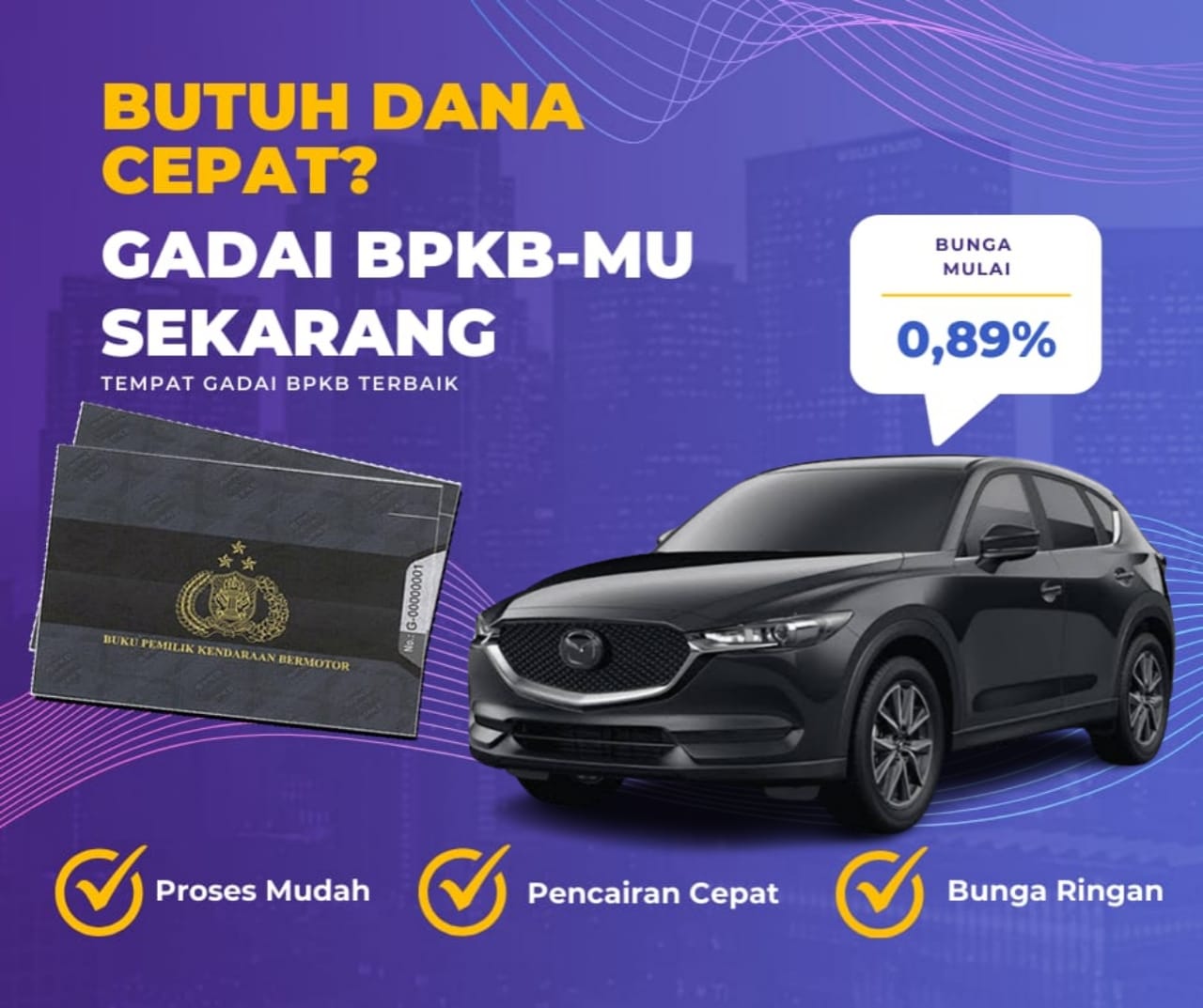 Pinjaman Dana Jaminan Bpkb Mobil Mazda Cx-5 Dapat Pinjaman Berapa? Seperti Ini Simulasinya
